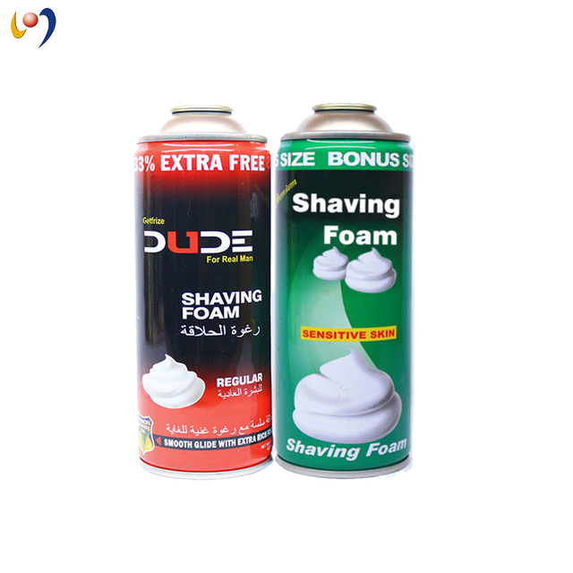 Tùy chỉnh thiết kế Men Cạo râu Bọt Tinplate Bình xịt