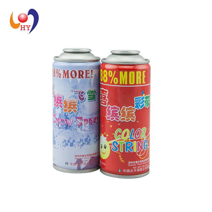 Bình xịt aerosol có thể chuỗi màu và bình xịt tuyết