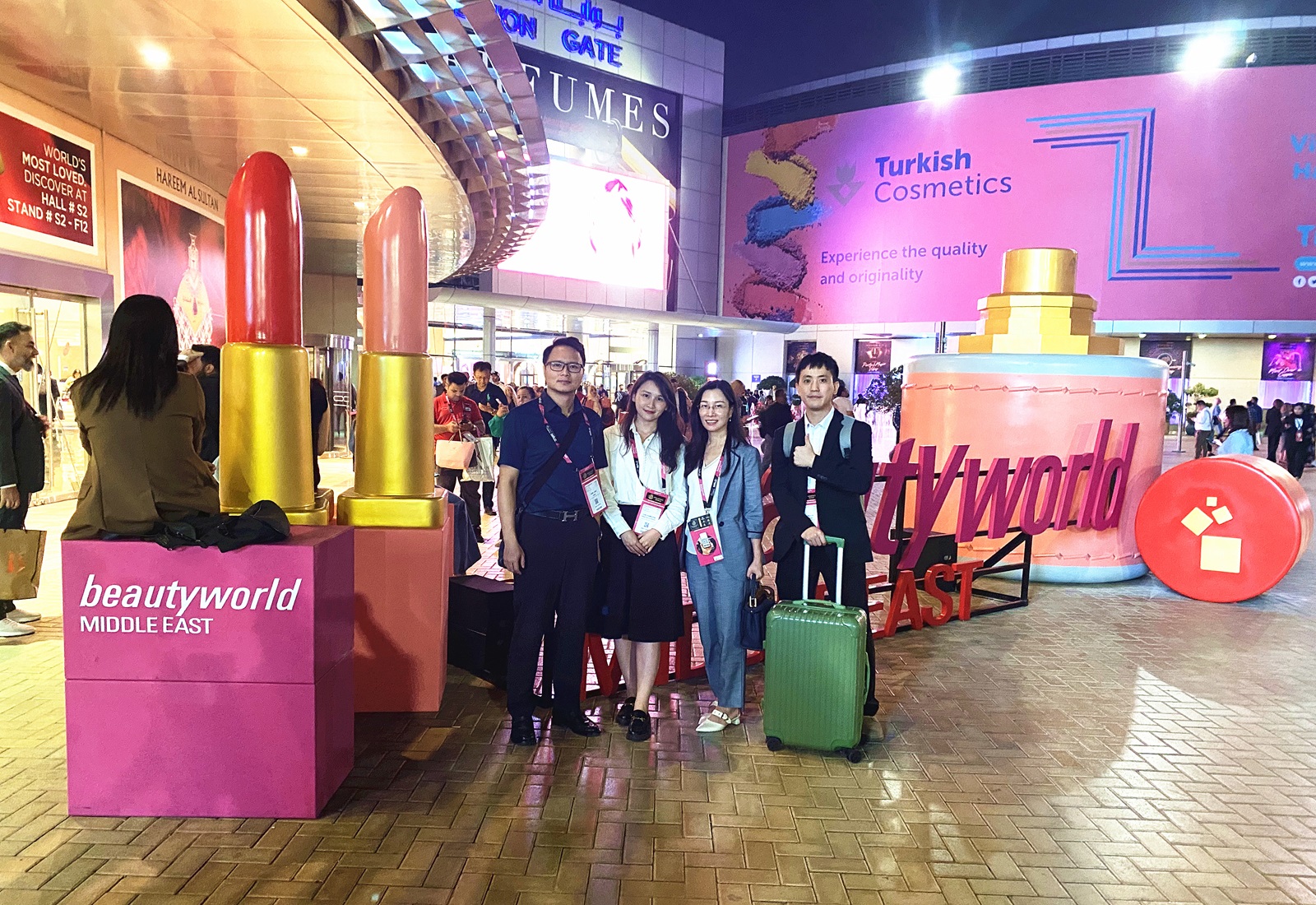 HengYu khám phá Triển lãm Beautyworld ở Dubai